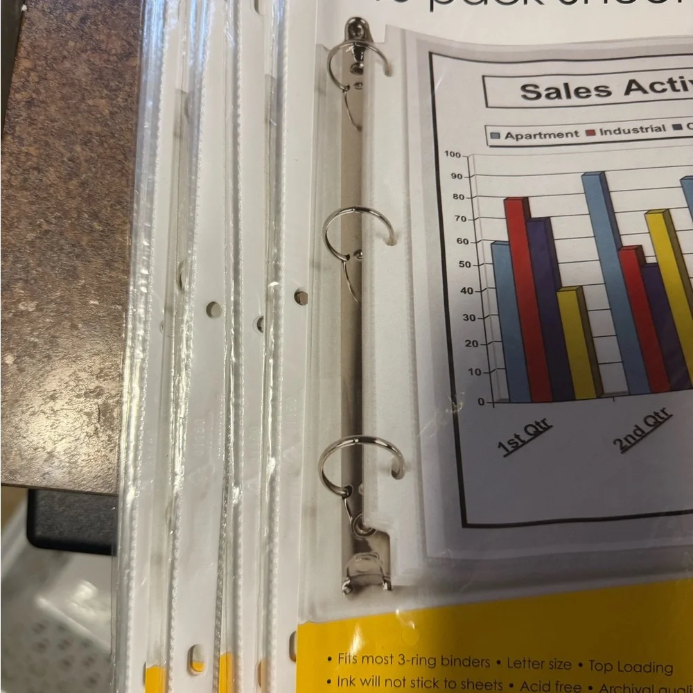 Rite Aid 10 Pack Sheet Protectors 70 in all